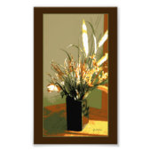 Forsythia Blume Bouquet Foto Print (Vorne)