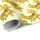 Forsythia Geschenkpapier (Rolleneckpunkt)