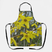 Forsythia in Springtime All Over Print Schürze (Vorderseite)