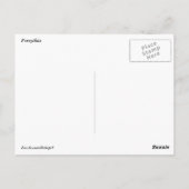 Forsythia Postcard Postkarte (Rückseite)