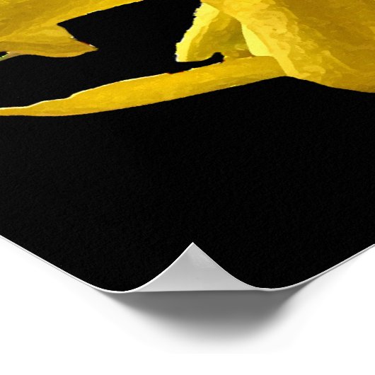 Forsythia Print Poster (Ecke)