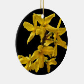 Forsythia-Verzierung Keramikornament (Rechts)
