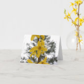 Forsythiablüte notecard karte (Gelbe Blume)