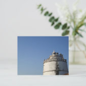 Fort Aguada Lighthouse Goa Indien Postkarte (Stehend Vorderseite)