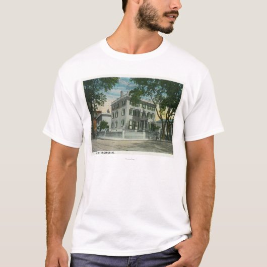 Fort-Allen-Park-Ansicht von Casco Bucht T-Shirt (Vorderseite)