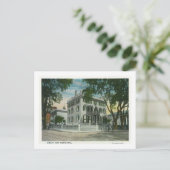 Fort Allen Park View von Casco Bay Postkarte (Stehend Vorderseite)