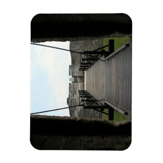 Fort an st augustine Blick vom Schloss Magnet (Vertikal)