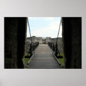 Fort an st augustine Blick vom Schloss Poster (Vorne)
