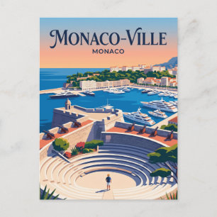 Fort Antoine Monaco Postkarte