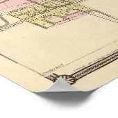 Fort Atkinson, Waterloo und Palmyra, Jefferson Co Poster (Ecke)