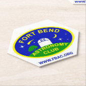 Fort Bend Astronomie Club Paper Untersetzer - Set  (angewinkelt)