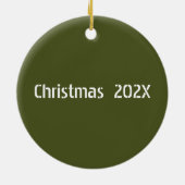 Fort Benning Latitude Longitude Personalisiert Keramik Ornament (Hinten)