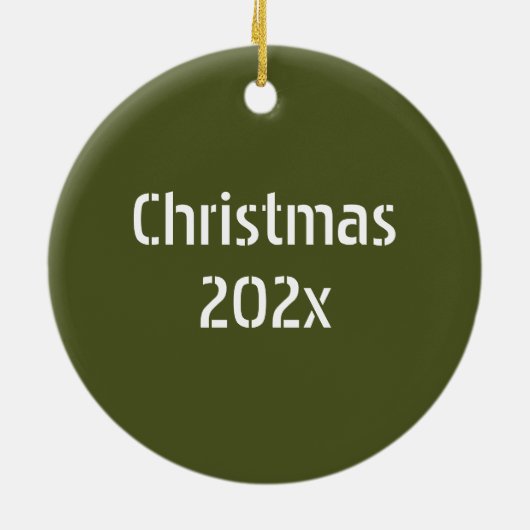 Fort Bliss Latitude Longitude Personalisiert Keramik Ornament (Hinten)