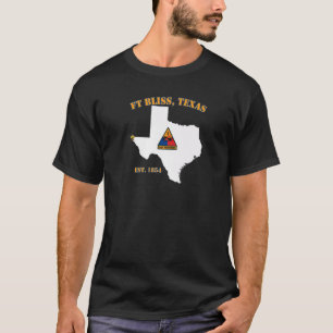 Fort Bliss Tx Military Base 1st Armored Division T-Shirt