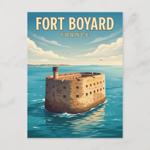 Fort Boyard und Île d'Aix Frankreich Postkarte