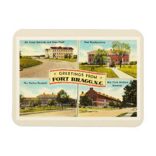 Fort Bragg # 2 North Carolina NC Vintag Souvenir- Magnet