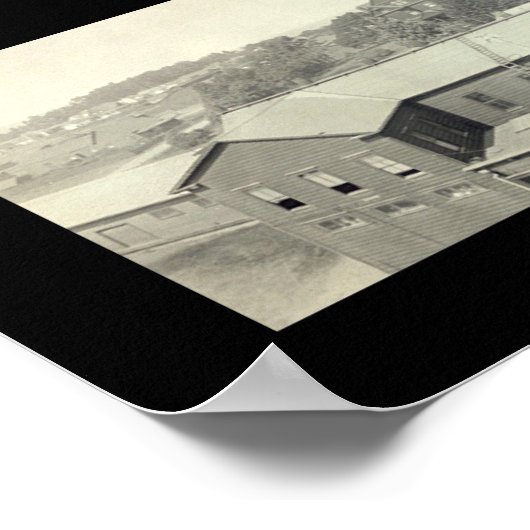 Fort Bragg, CA Foto 1911 Poster (Ecke)