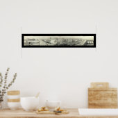 Fort Bragg, CA Foto 1911 Poster (Küche)