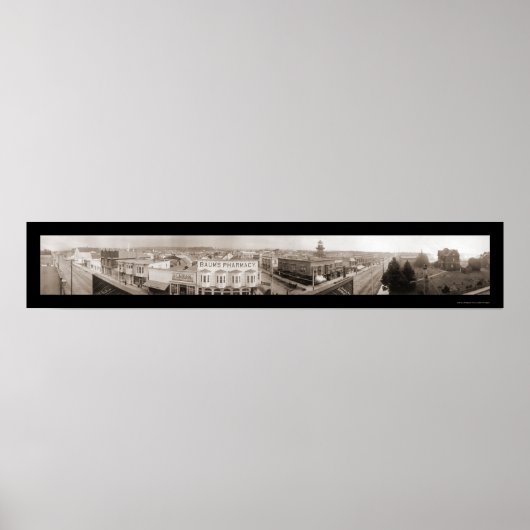 Fort Bragg CA Foto 1911 Poster (Vorne)