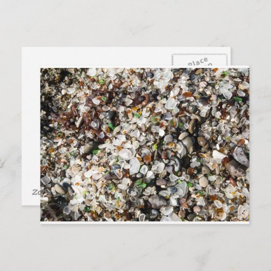 Fort Bragg, CA Glass Beach Postkarte (Vorne/Hinten)