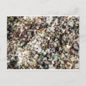 Fort Bragg, CA Glass Beach Postkarte (Vorderseite)