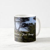Fort Bragg California Coastline Monterey Pines Kaffeetasse (VorderseiteRechts)