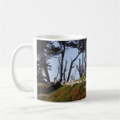 Fort Bragg California Coastline Monterey Pines Kaffeetasse (Links)