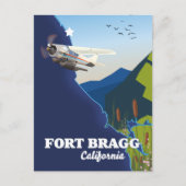 Fort Bragg California Karte (Vorderseite)