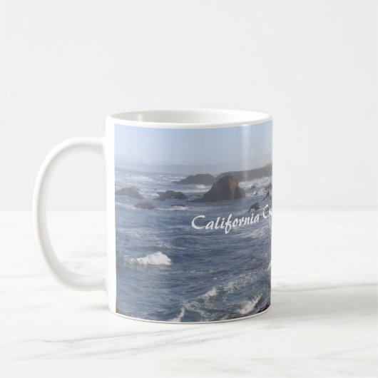 Fort Bragg California Küste Kaffeetasse (Links)