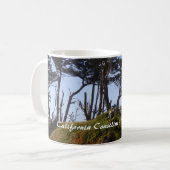Fort Bragg California Montery Pines Kaffeetasse (Vorderseite Links)