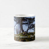 Fort Bragg California Montery Pines Kaffeetasse (Mittel)