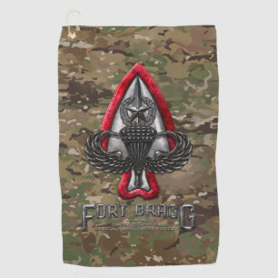 Fort Bragg Camouflage Golfhandtuch
