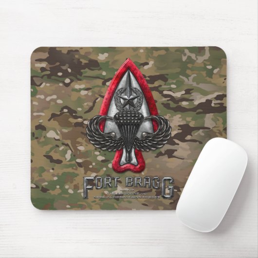 Fort Bragg Camouflage Mousepad (Mit Mouse)