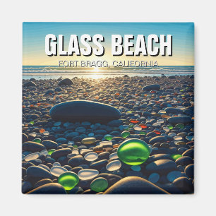 Fort Bragg Glass Beach California Magnet