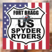 Fort Bragg Kapitel - Aufkleber Flagge & Logo (Blatt 2)
