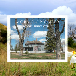 Fort Bridger, Mormon Pioneer Historic Trail. WEGEN Postkarte