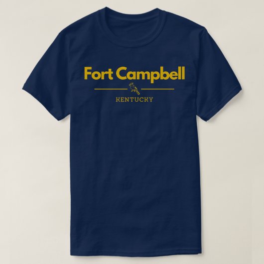 Fort Campbell Kentucky Sehr geehrter militärischer T-Shirt (Design vorne)