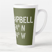 Fort Campbell Latitude Länge Milchtasse (Rechts)