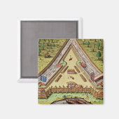 Fort Caroline von "Brevis Narratio" Magnet (Vorderseite/Rückseite)