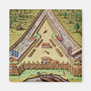 Fort Caroline von "Brevis Narratio" Magnet