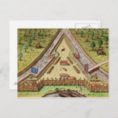 Fort Caroline, von 'kurzem Narratio Postkarte (Vorne/Hinten)