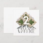 Fort Carson Militär 4ID Karte (Vorne/Hinten)
