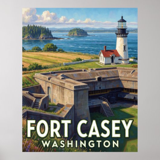 Fort Casey State Park — Washington Poster (Vorne)