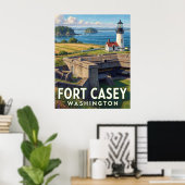 Fort Casey State Park — Washington Poster (Heimbüro)