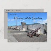 Fort Charlotte Near Kingstown St Vincent Postkarte (Vorne/Hinten)