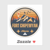 Fort Chipewyan, Alberta Aufkleber (Blatt)