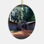 Fort Clatsop, Astoria, Oregon Keramik Ornament (Rechts)