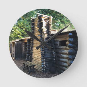 Fort Clatsop, Astoria, Oregon Runde Wanduhr