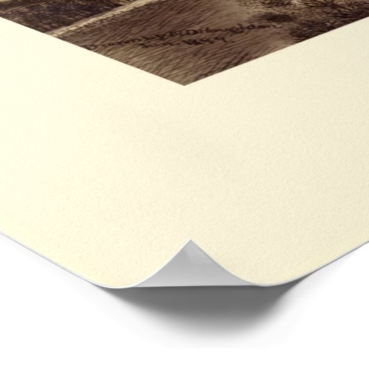 Fort Collins, CO Panorama Karte - 1899 Poster (Ecke)