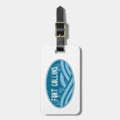 Fort Collins Colorado Außenbereich Gepäckanhänger (Vorderseite vertikal)